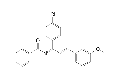 6-(m-Methoxyphenyl)-4-(p-chlorophenyl)-2-phenyl-1-oxa-3-azahexatriene