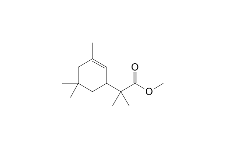 2-methyl-2-(3,5,5-trimethyl-1-cyclohex-2-enyl)propanoic acid methyl ester