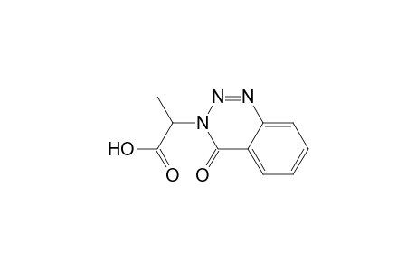 2-(4-keto-1,2,3-benzotriazin-3-yl)propionic acid