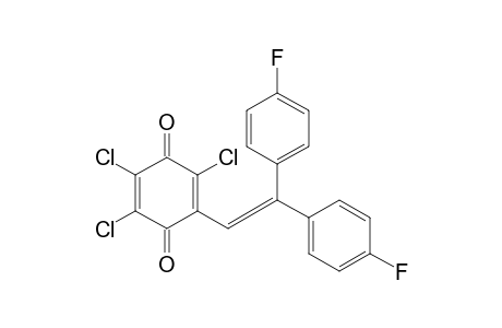 2-[2,2-bis(4-fluorophenyl)ethenyl]-3,5,6-trichlorocyclohexa-2,5-diene-1,4-dione