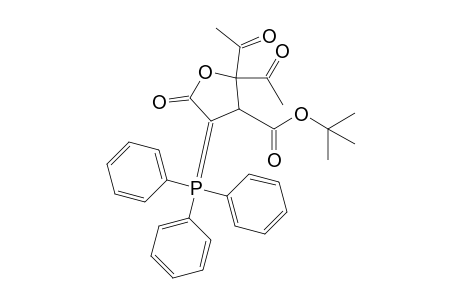 tert-Butyl 5,5-diacetyl-3-(triphenylphosphoranylidene)-2-oxo-tetrahydrofuran-4-carboxylate