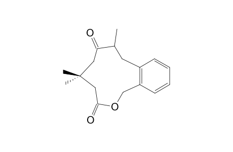 3,3,6-TRIMETHYL-5-OXO-8,9-BENZODECENOLIDE