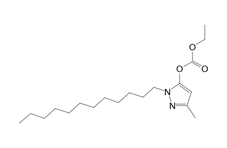 1-(N-DODECYL)-3-METHYL-5-ETHOXYCARBONYLOXY-PYRAZOLE