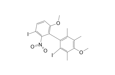 1,1'-Biphenyl, 2,3'-diiodo-4,6'-dimethoxy-3,5,6-trimethyl-2'-nitro-
