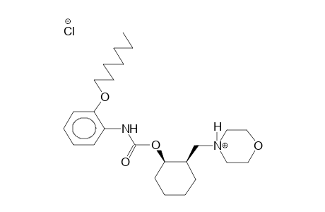 CIS-N-2-HEPTYLOXYPHENYL-O-(2-MORPHOLINOCYCLOHEXYL)CARBAMATEHYDROCHLORIDE
