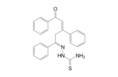 Hydrazinecarbothioamide, 2-(5-oxo-1,3,5-triphenyl-3-pentenylidene)-