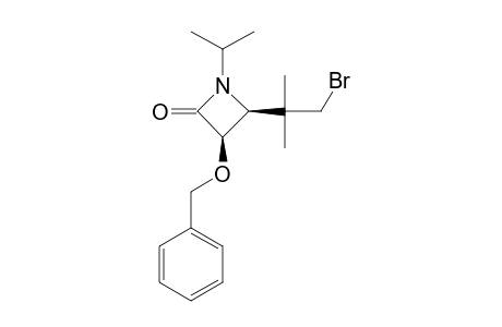 CIS-3-BENZYLOXY-4-[(2-BROMO-1,1-DIMETHYL)-ETHYL]-1-ISOPROPYL-AZETIDIN-2-ONE