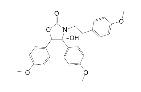 2(3H)-Oxazolone, dihydro-4-hydroxy-4,5-bis(4-methoxyphenyl)-3-[2-(4-methoxyphenyl)ethyl]-