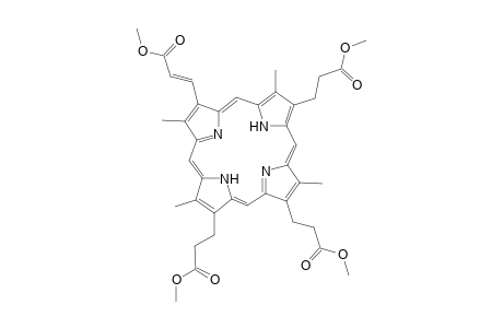 4,6,7-Tris[2-(methoxycarbonyl)ethyl]-.alpha.,2-[.alpha.'-(methoxycarbonyl)ethylene]-1,3,5,8-tetramethylporphyrin