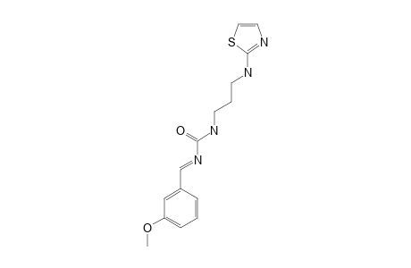 N-[3-(3-METHOXYBENZYLIDEN-CARBAMYL)-PROPYL]-2-AMINOTHIAZOLE