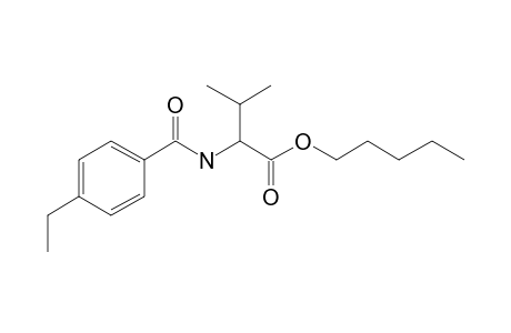 L-Valine, N-(4-ethylbenzoyl)-, pentyl ester