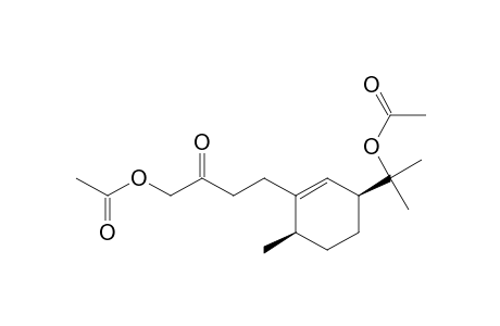 2-Butanone, 1-(acetyloxy)-4-[3-[1-(acetyloxy)-1-methylethyl]-6-methyl-1-cyclohexe n-1-yl]-, (3S-cis)-