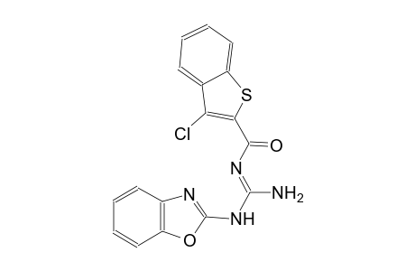 guanidine, N-(2-benzoxazolyl)-N''-[(E)-(3-chlorobenzo[b]thien-2-yl)oxomethyl]-