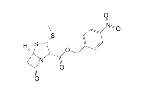 (+/-)-4-NITROBENZYL-(2S*,5R*)-3-METHYLSULFANYL-7-OXO-4-THIA-1-AZABICYCLO-[3.2.0]-HEPTANE-2-CARBOXYLATE