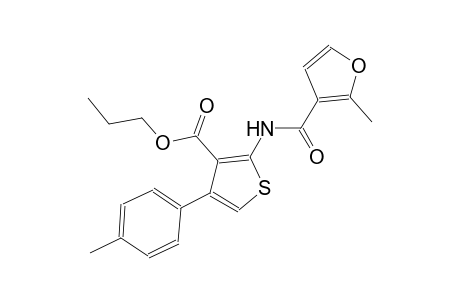 propyl 2-[(2-methyl-3-furoyl)amino]-4-(4-methylphenyl)-3-thiophenecarboxylate