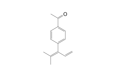 3-(p-Acetoxyphenyl)-4-methylpenta-1,3-diene