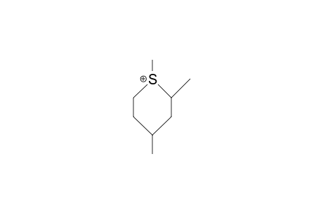 1,cis-2,cis-4-Trimethyl-thianium cation