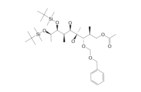 (2R,3R,4S,5R,6R,7S,8R)-1-ACETOXY-3-(BENZYLOXYMETHOXY)-7,8-DI-(TERT.-BUTYLDIMETHYLSILOXY)-4,5-DIHYDROXY-2,4,6-TRIMETHYLNONANE