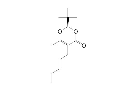 (2R)-2-tert-Butyl-6-methyl-5-pentyl-4H-1,3-dioxin-4-one