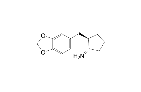 trans-2-(3,4-methylenedioxybenzyl)cyclopentylamine