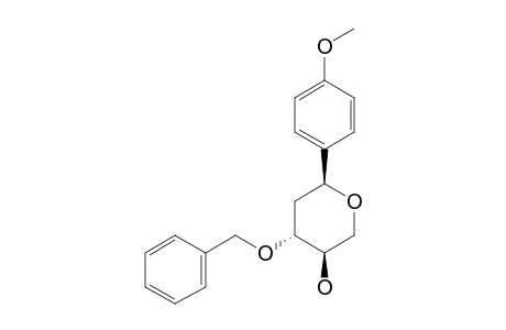 (2S*,4R*,5R*)-4-BENZYLOXY-2-(4-METHOXYPHENYL)-TETRAHYDROPYRAN-5-OL