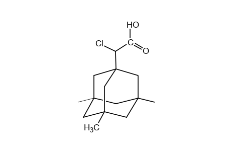 alpha-chloro-3,5,7-trimethyl-1-adamantaneacetic acid
