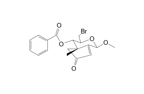 4-Benzyloxy-5-bromomethyl-2,3-C-(2-propen-2'-one)-3-deoxy-3-C-methyl-.alpha.-D-arabinohexapyranoside