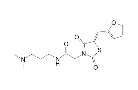 3-thiazolidineacetamide, N-[3-(dimethylamino)propyl]-5-(2-furanylmethylene)-2,4-dioxo-, (5Z)-