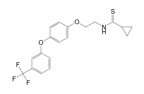 Cyclopropanecarbothioamide, N-[2-[4-[3-(trifluoromethyl)phenoxy]phenoxy]ethyl]-