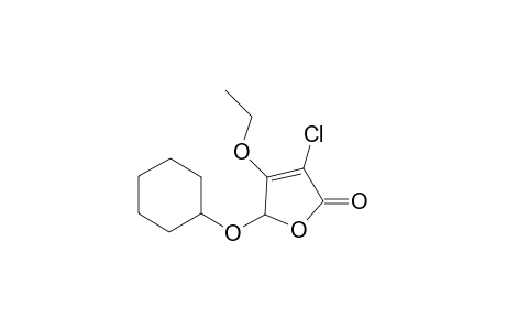 3-Chloro-5-(cyclohexyloxy)-4-ethoxyfuran-2(5H)-one