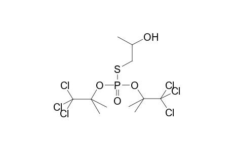 O,O-BIS(2,2,2-TRICHLORO-1,1-DIMETHYLETHYL)-S-(2-HYDROXYPROPYL)THIOPHOSPHATE