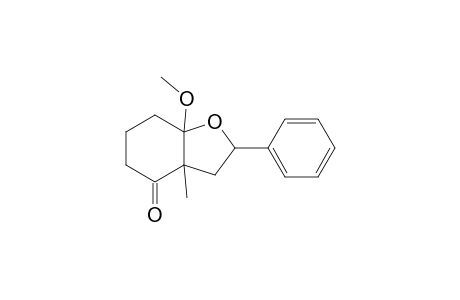 6-Methoxy-1-methyl-2-oxo-8-phenyl-7-oxabicyclo[4.3.0]nonane