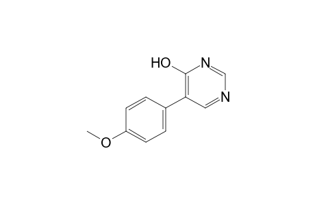 5-(p-methoxyphenyl)-4-pyrimidinol