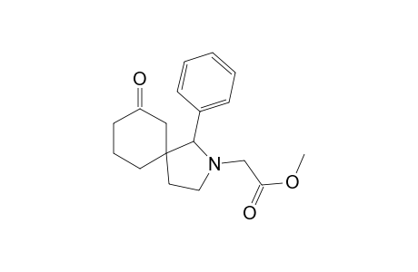1-Phenyl-2-(methoxycarbonylmethyl)-2-azaspiro[4.5]decan-9-one