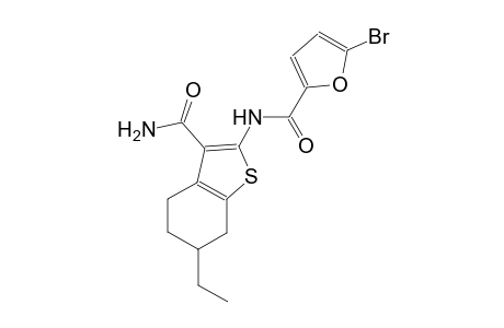 N-[3-(aminocarbonyl)-6-ethyl-4,5,6,7-tetrahydro-1-benzothien-2-yl]-5-bromo-2-furamide