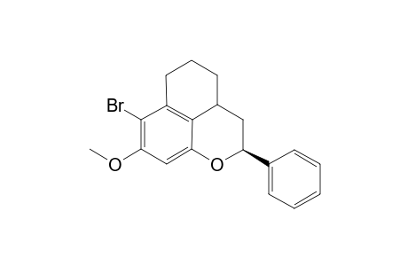 (2S)-7-bromo-8-methoxy-2-phenyl-2,3,3a,4,5,6-hexahydrobenzo[de]chromene