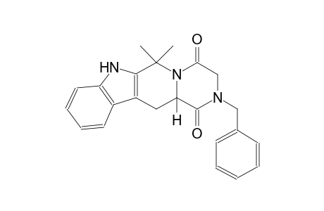 (12aS)-2-benzyl-6,6-dimethyl-2,3,6,7,12,12a-hexahydropyrazino[2',1':6,1]pyrido[3,4-b]indole-1,4-dione