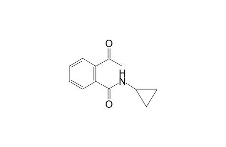 Benzamide, 2-acetyl-N-cyclopropyl-