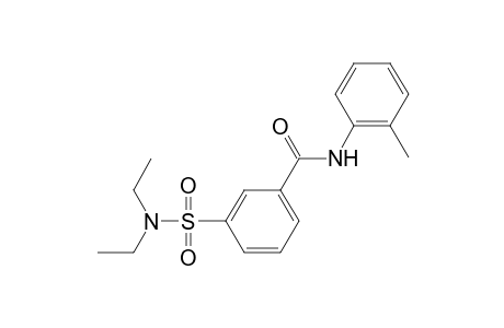 3-[(Diethylamino)sulfonyl]-N-(2-methylphenyl)benzamide