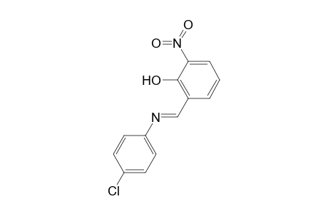 Phenol, 2-(4-chlorophenyliminomethyl)-6-nitro-