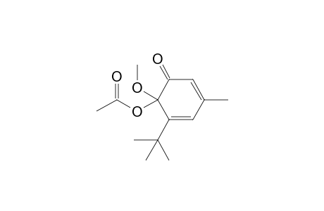 6-Acetyloxy-5-tert-butyl-6-methoxy-3-methylcyclohexa-2,4-dien-1-one