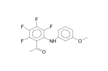 2-(META-METHOXYANILINO)-3,4,5,6-TETRAFLUOROACETOPHENONE