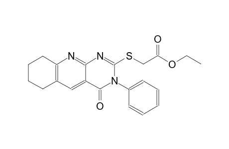 ethyl [(4-oxo-3-phenyl-3,4,6,7,8,9-hexahydropyrimido[4,5-b]quinolin-2-yl)sulfanyl]acetate