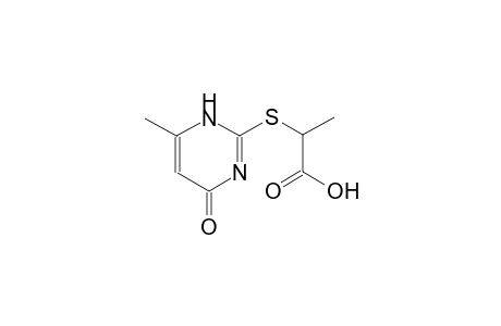 propanoic acid, 2-[(1,4-dihydro-6-methyl-4-oxo-2-pyrimidinyl)thio]-