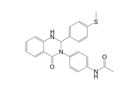 acetamide, N-[4-(1,4-dihydro-2-[4-(methylthio)phenyl]-4-oxo-3(2H)-quinazolinyl)phenyl]-