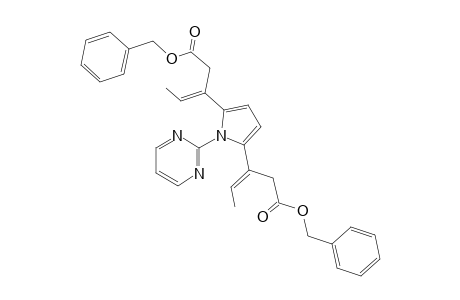 (3E,3'E)-benzyl 3,3'-(1-(pyrimidin-2-yl)-1H-pyrrole-2,5-diyl)dipent-3-enoate