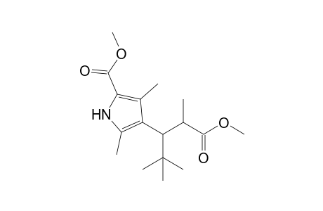 Methyl 3,5-dimethyl-4-[2',2'-dimethyl-1'-(1"-methoxycarbonylethyl)propyl]-1H-pyrrole-2-carboxylate
