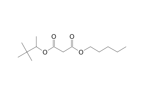 Malonic acid, 3,3-dimethylbut-2-yl pentyl ester