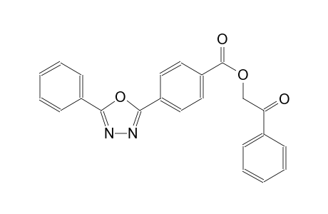 2-oxo-2-phenylethyl 4-(5-phenyl-1,3,4-oxadiazol-2-yl)benzoate