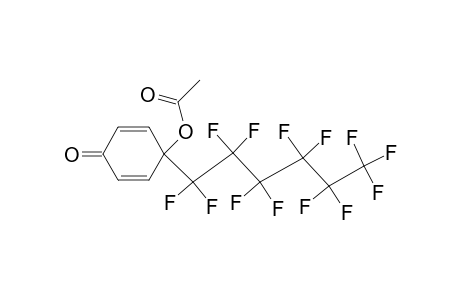 4-Acetoxy-4-perfluorohexyl-2,5-cyclohexadien-1-one